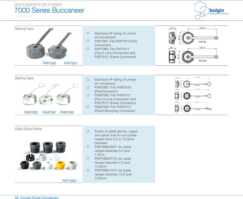前面板安装连接器PXP7012附件 前面板安装连接器PXP7012附件