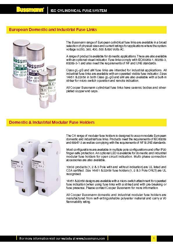 C22系列22*58熔断器 C22系列22*58熔断器
