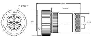 Buccaneer 9000系列IP68尺寸图